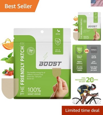 Hypoallergenic Water-Resistant Energy Patches   8-12 Hours of Focused Clarity