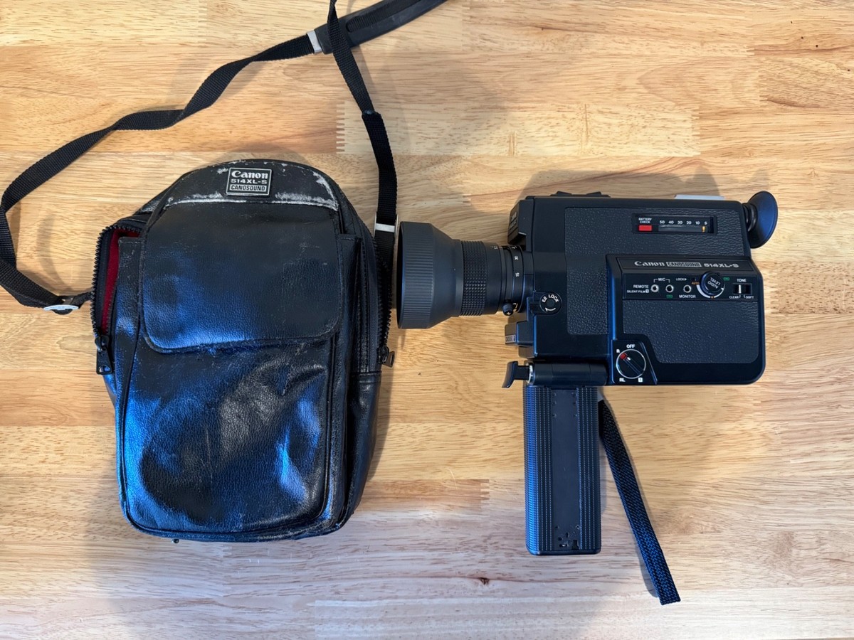 Canon CANOSOUND 514XL-S ビデオカメラ本体 READ Canon Canosound 514XL-S Super 8mm Film Movie Camera w