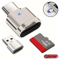 Type C To Micro SD TF Card Reader OTG USB Adapter Converter For Samsung Phone