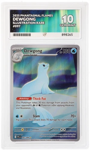 ACE 10 Dewgong 097/094 Phantasmal Flames IR Pokemon TCG