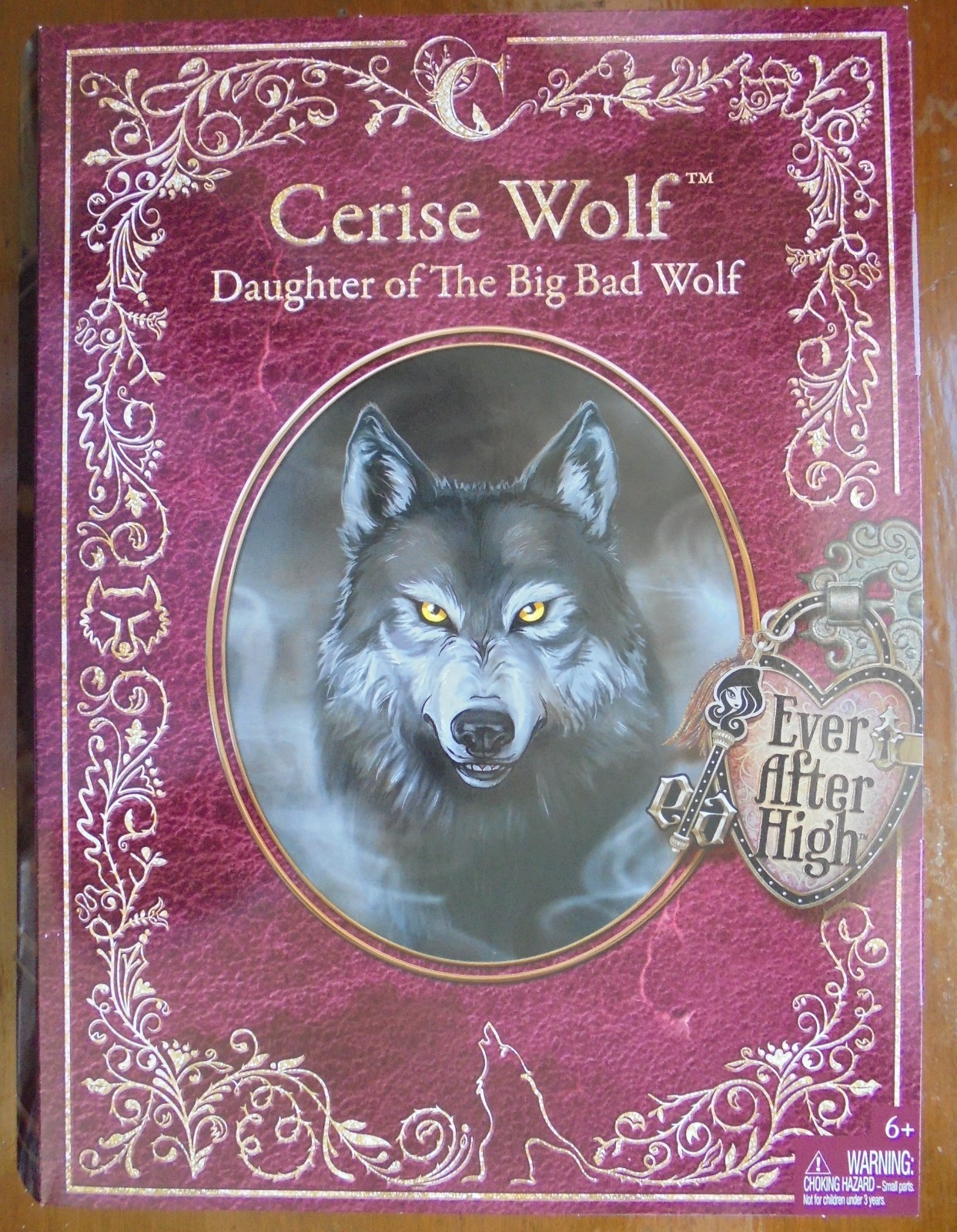 Ever After High SDCC Cerise Wolf, NIB (2014)  *NOTE* Inner/Outer Boxes Have Wear