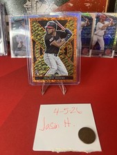 Topps 2025 Update Series Black Gold James Wood RC Orange Foil /25 BG-3 Nationals