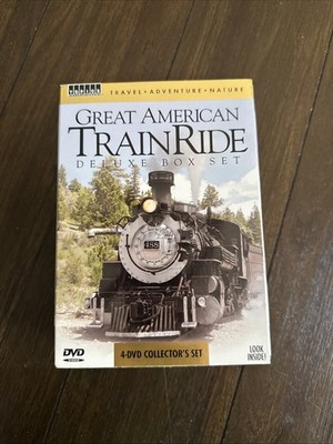 GREAT AMERICAN TRAIN RIDE - Deluxe 4 Disc  Box Set DVDs
