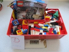 Sortierbox Rot LEGO - über 1 Kg Gesamtgewicht - D