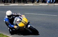 David Jefferies Yamaha R1 Isle of Man TT at Snaefell Mountain Cour- Old Photo