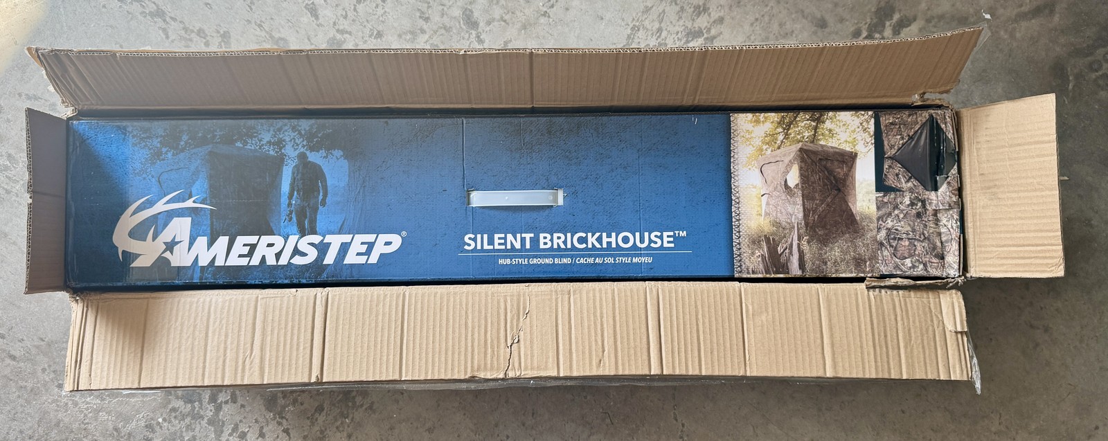 Ameristep Silent Brickhouse Ground Blind 67" x 59" x 59" Polyester