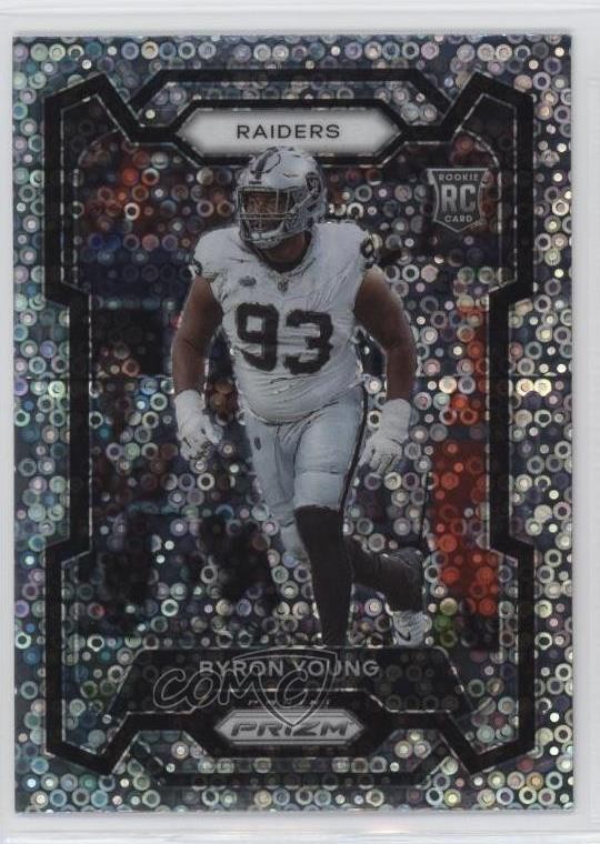 2023 Panini Prizm Rookies No Huddle Prizm Byron Young #355 Rookie RC fm0