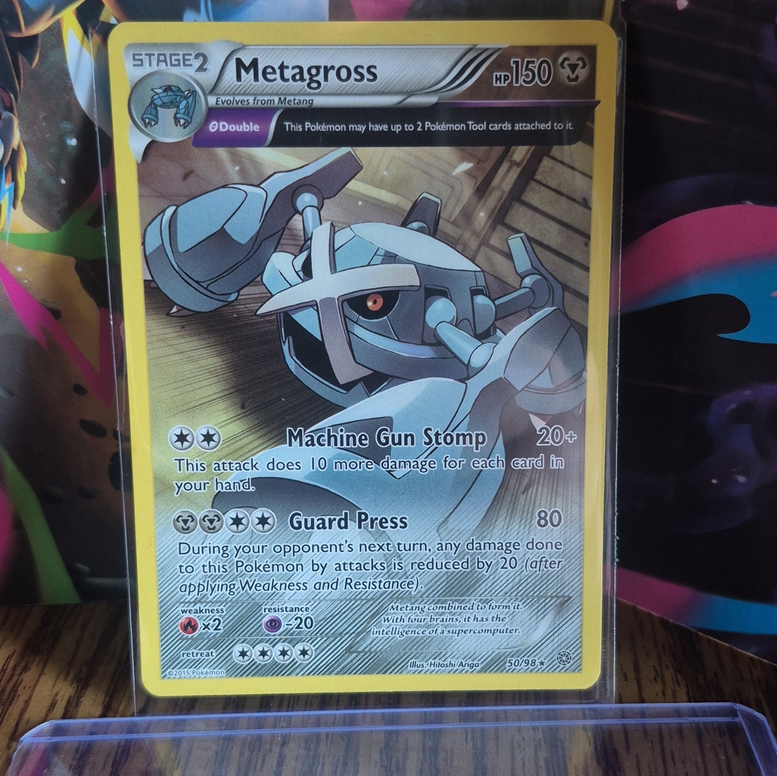 Pokemon TCG Card 2015 Ancient Origins - Metagross 50/98 