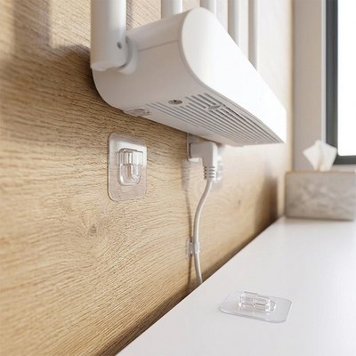 Strong Transparent Suction Holder Double-Sided Adhesive Wall Hooks Hanger Sucker