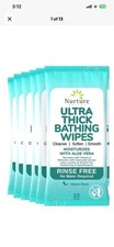 Nurture XL Ultra Thick Body Wipes for Adults w/Aloe - 60 Extra Large Disposable