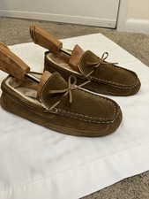 Eddie Bauer Justin Suede Upper Slippers New In Box Mens XXL Size 13 Tan
