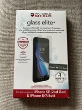 ZAGG InvisibleShield Glass Screen Protector IPhone SE 2nd/3rd Gen, 8, 7, 6s, 6