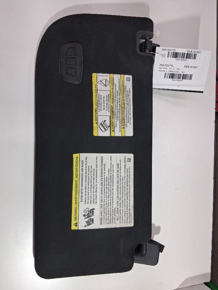 Driver Sun Visor Extended Cab With Sunroof Fits 15-17 FORD F150 PICKUP 195891