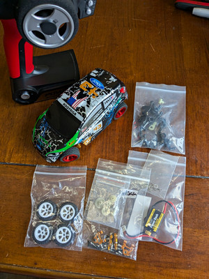 Wltoys K989 1:28 4WD Brushed Electric Alum Rim + Upgrades + Spares