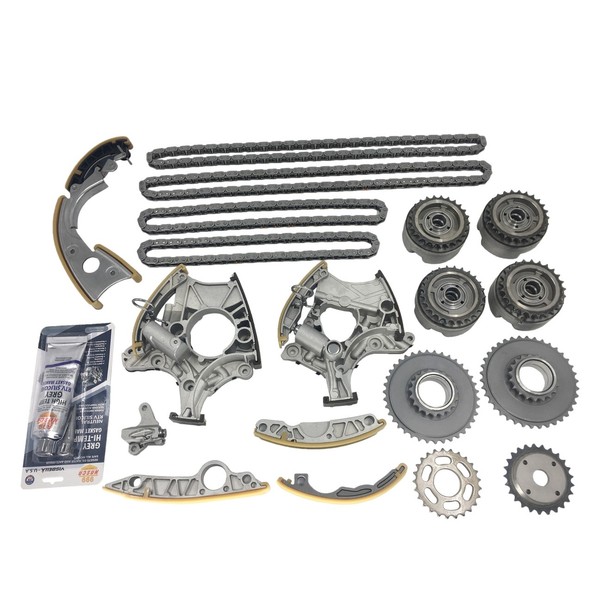 Steuerkettensatz Kettenspanner Nockenwellenversteller FüR Audi A4 A6 A8 3.2 FSI-image
