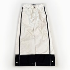 Vintage Y2K Lee Pipes BMX Pants 25x25 Large Tan Black Patch Logo Mesh Rave