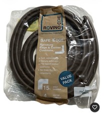 Roving Cove BABY PROOFING Edge Corner Cushion 15 Ft Edge 4 Corners Brown new