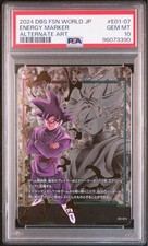 PSA Dragon Ball Goku Black Energy Marker Parallel Trading Card Ultra Rare