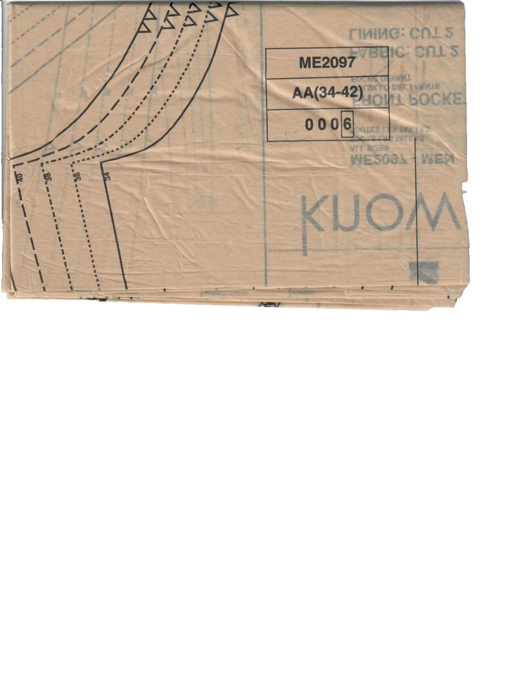 McCall's know ME Sewing Pattern ME2097 Men's Jacket w/Scarf by: Mimi G. 34-42 - Image 4 of 4