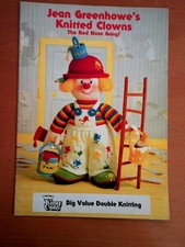 LIBRETTO MODELLO MAGLIA 24 PAGINE JEAN GREENHOWE'S KNITTED CLOWNS DI KING COLE