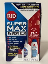 RID Super Max Lice Treatment Kit 5in1 Complete Lice Elimination Exp:2027 Sealed