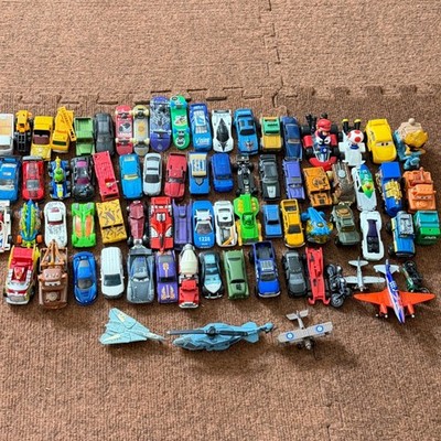 Mixed Toy Vehicle Lot Hot Wheels Mario Kart Paw Patrol Disney Cars Darda 60+ Pc