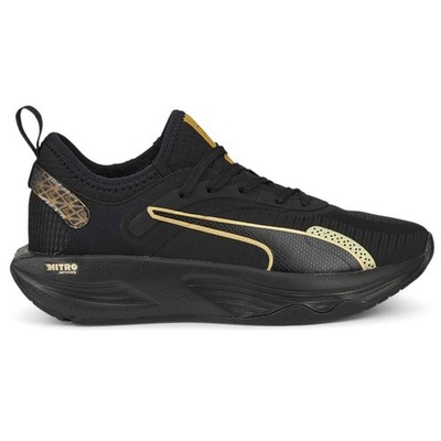 PUMA Pwr Xx Nitro Deco Glam Training  Womens Black Sneakers Athletic Shoes 37704