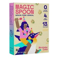 Birthday Cake Cereal 7 Oz Case Of 8 By Magic Spoon