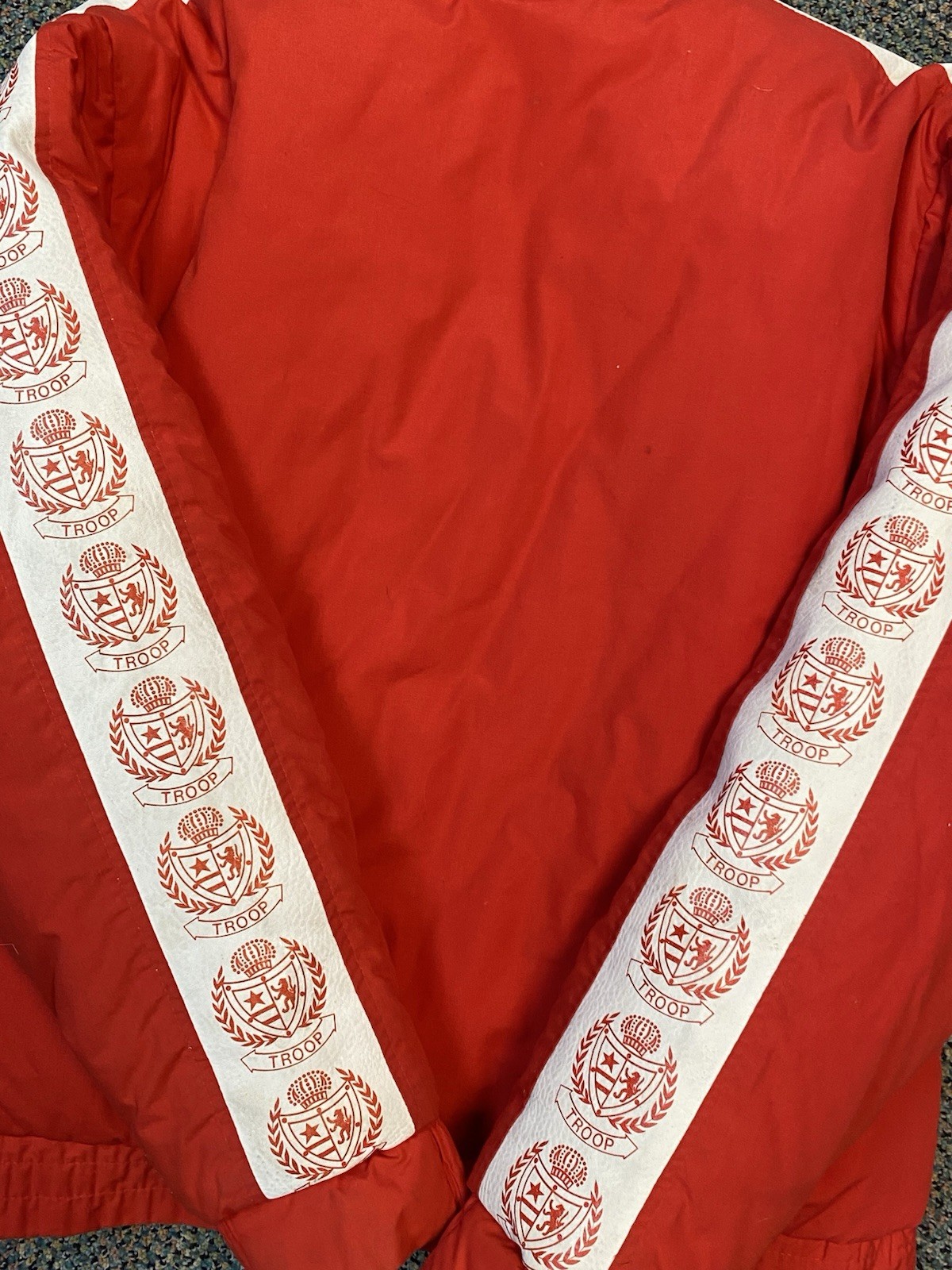 Vintage Down Puffer Troop Down Force Jacket Size … - image 6