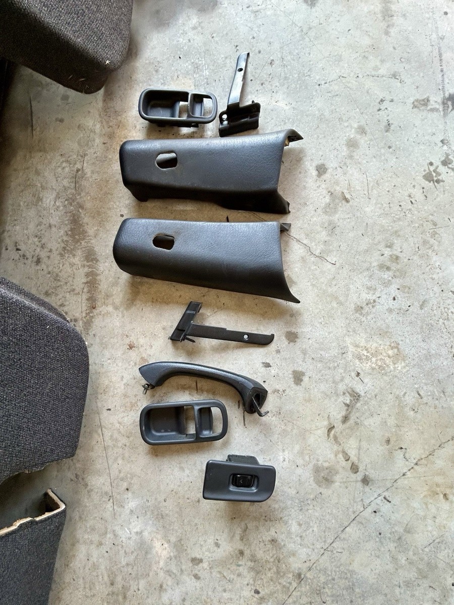 USED - Black Interior Door Panels PAIR For 1990-1993 Nissan 300zx