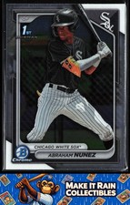 Abraham Nunez 1st 2024 Bowman Chrome Prospects #BCP-56 Chicago White Sox