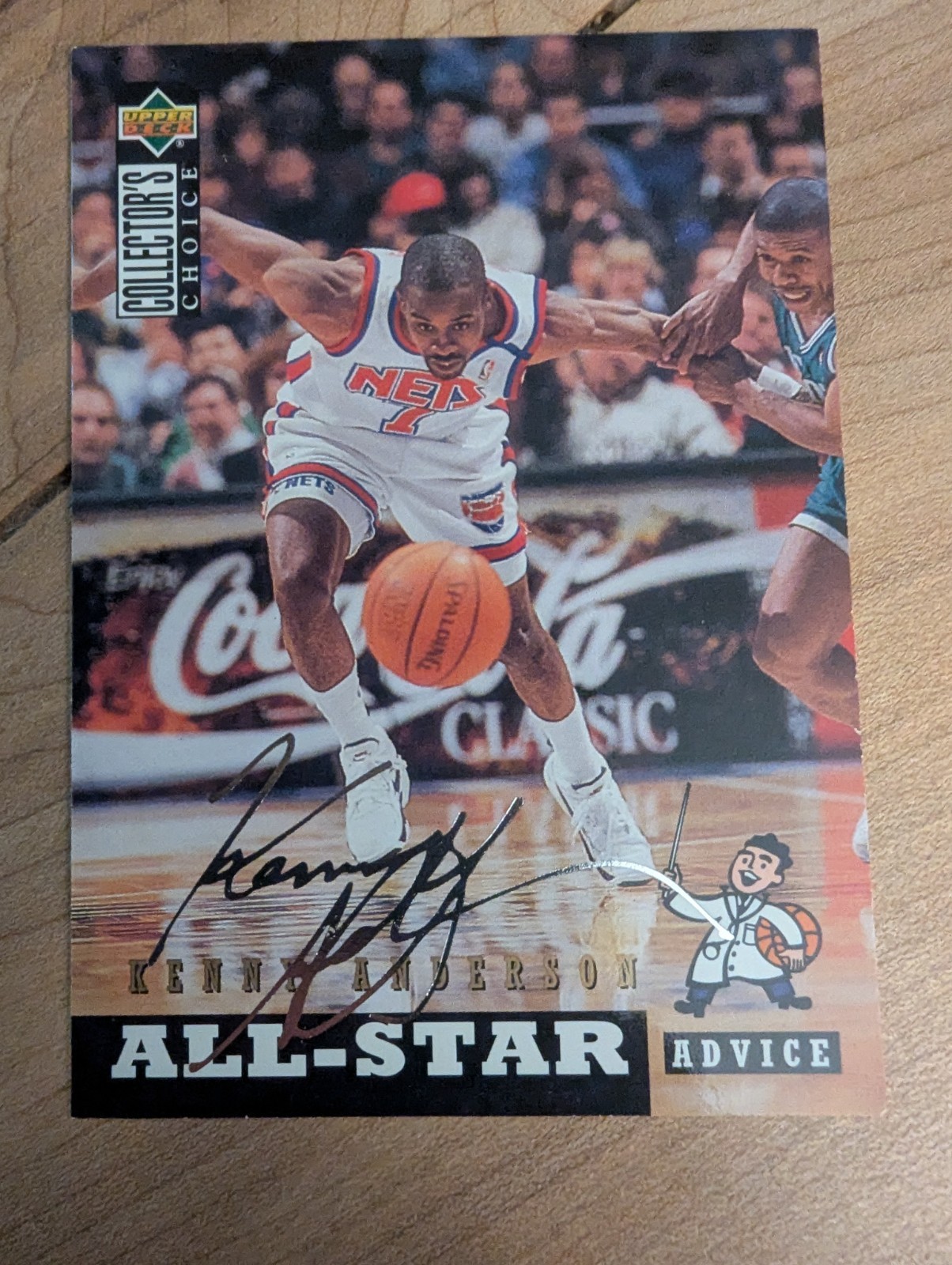 1994-95 Upper Deck Collector's Choice Silver Signature's Kenny Anderson #193