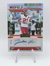 Jaden Hicks - 2024 Panini Contenders #216 Midfield Ticket Auto /50 Chiefs RC SSP