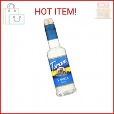 Torani Sugar Free Syrup, Vanilla 12.7 Ounce Pack of 4 