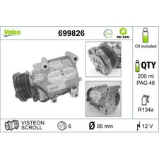 699826 VALEO Kompressor, Klimaanlage VALEO RE-GEN - AT