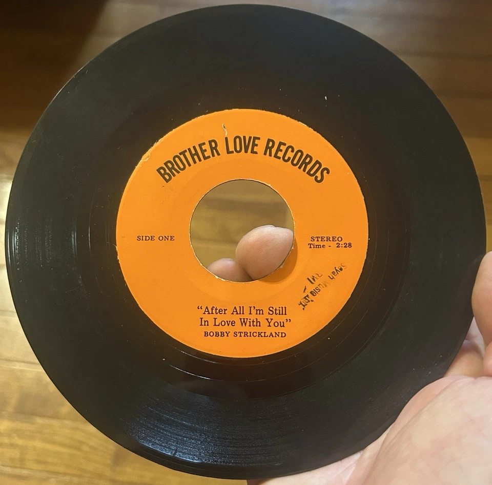 RARE Crossover Northern Soul 45 BOBBY STRICKLAND After All I’m Still In Love EX* - Image 2 of 4