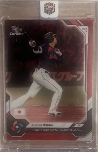 2026 Topps Now Chrome Shohei Ohtani WBC Red Refractor /5 SSP WBC RARE