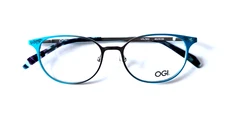 OGI LOL/1832 TURQUOISE FADE NEW AUTHENTIC FULL RIM EYEGLASSES FRAMES 46-15-135