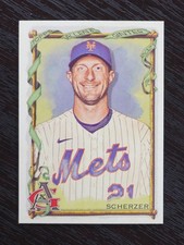 2023 Topps Allen & Ginter Max Scherzer #55 BASEBALL New York Mets