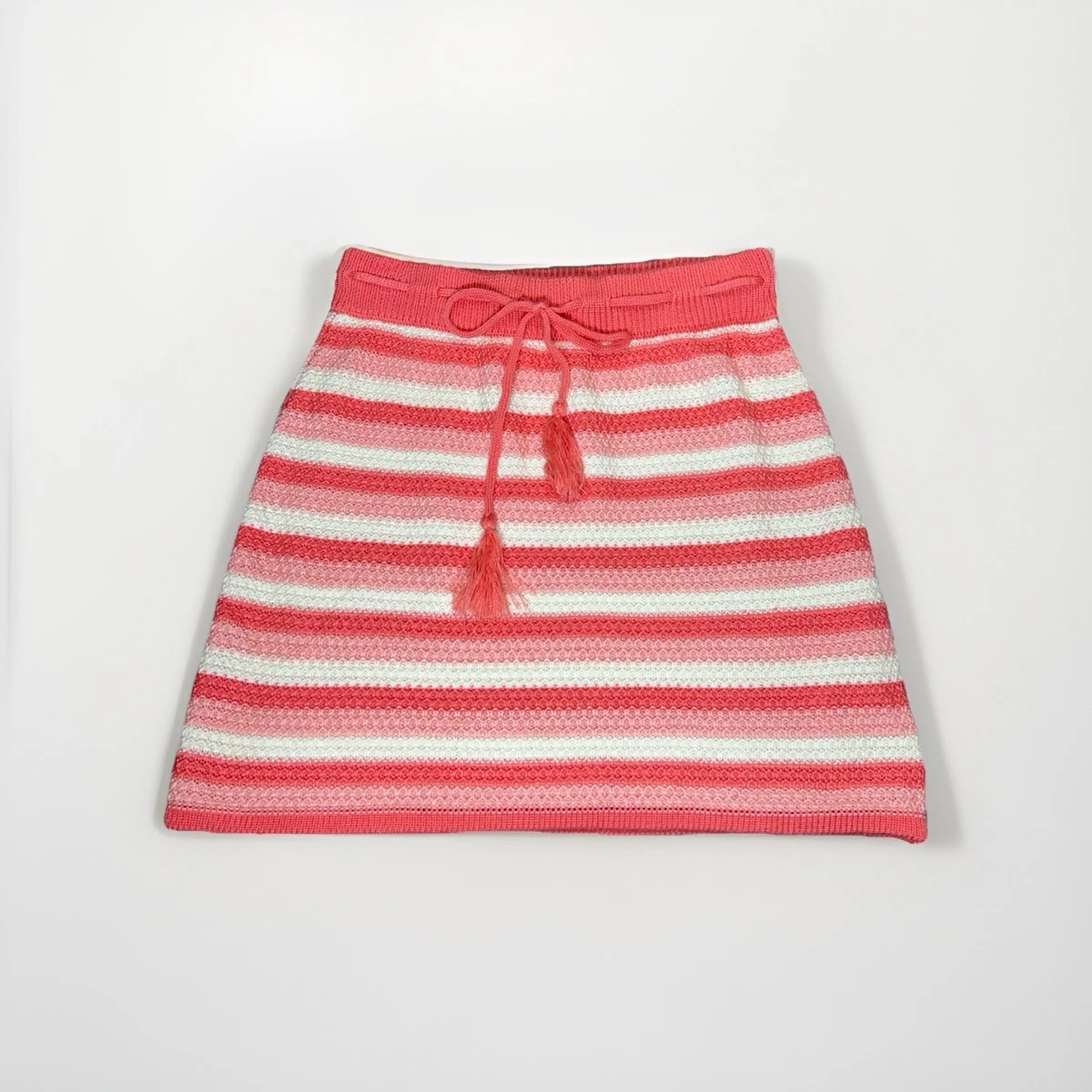 Milly Of New York Womens Multicolor Striped Pleated Lined A-line Skirt