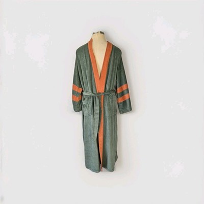 Vintage 80s Mens Robe- Desmonds Of Southern California Mens Velour Robe