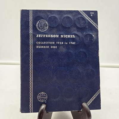 #ad COMPLETE Whitman Jefferson Nickel Set 1938–1961 AU UNC XF Toned Prooflike $85.00