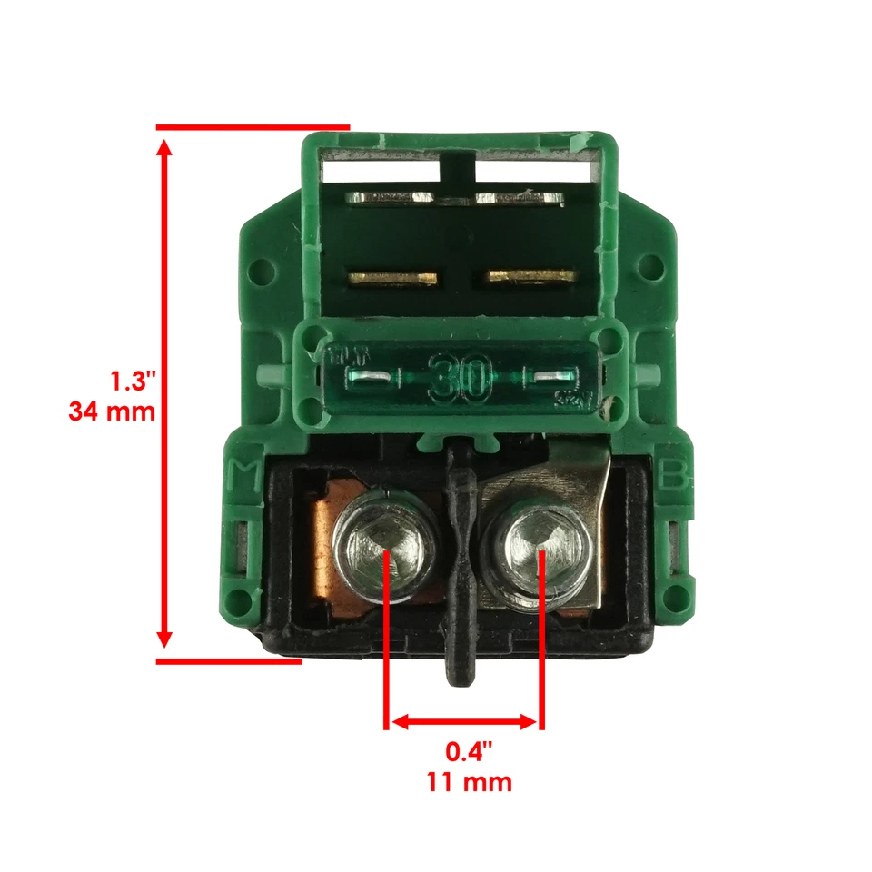 Relé solenoide de arranque para Honda CTX700 CTX700D CTX700N CTX700Nnd 2014-2018 Foto 3 de 4
