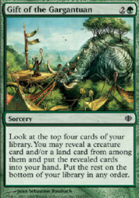 GIFT OF THE GARGANTUAN Shards of Alara MTG Magic the Gathering Cards  DJMagic | eBay