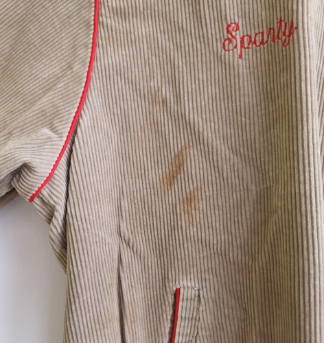 RARE Vintage UNLV Rebels Athletic Club Corduroy Bomber Jacket Swingster XL - Picture 7 of 15