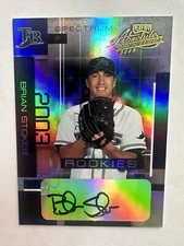 Brian Stokes - 2003 Playoff Absolute Rookie Autograph Spectrum RC Auto /250 SP
