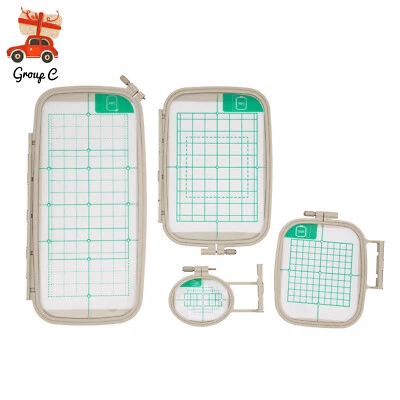 OCASAMI 4pc/Set Embroidery Hoops Frames for Brother Machine PC6500 PC8200 PC8500 PC8500D