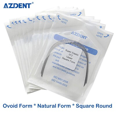 #ad #ad dental Orthodo super elástico niti redondear alambre ovoide naturaleza cuadrado $144.31