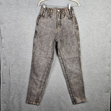 Vintage Jordache Womens High Rise Acid Wash Mom Jeans Size 7/8