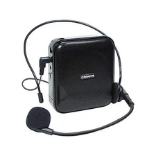 Croove Voice Amplifier: Portable Rechargeable Microphone with Headset & Belt ...